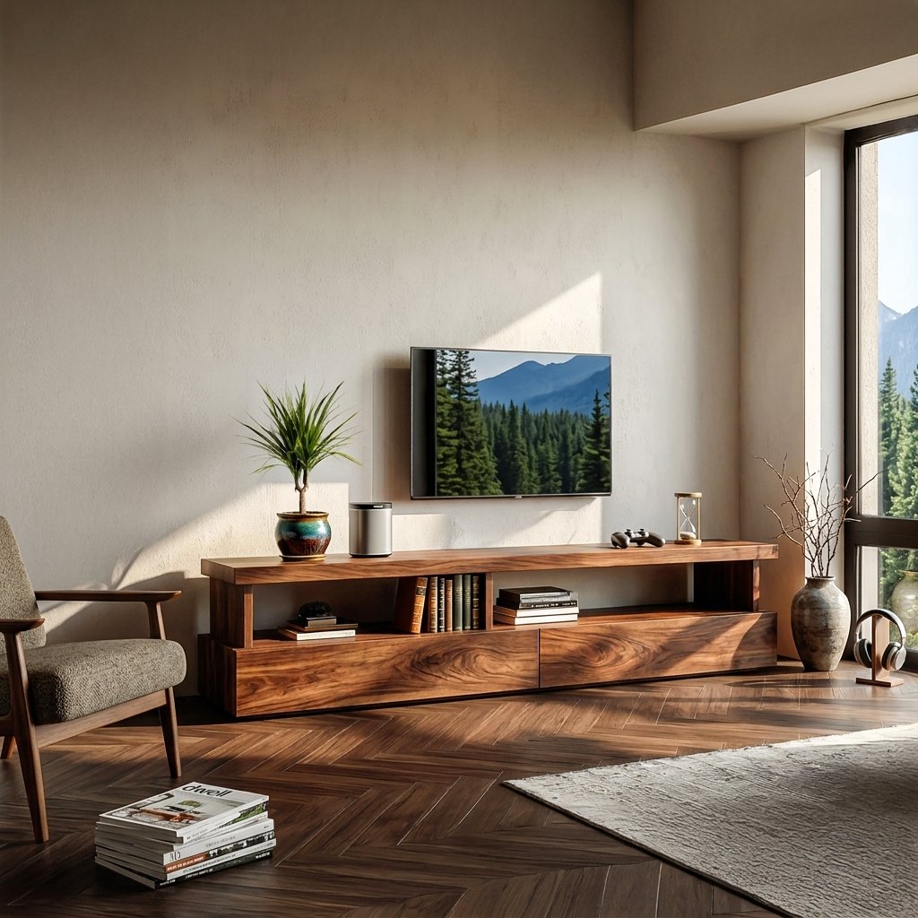 Meuble TV minimaliste au design fonctionnel pour salon RTTHTTTVC044