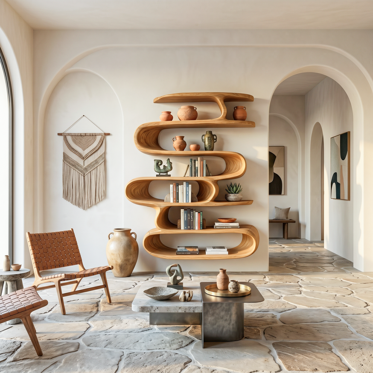 Étagère murale élégante pour décoration intérieure moderne RTTHTTWMS001