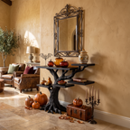 Table d'appoint minimaliste en forme d'arbre torsadé pour une ambiance d'Halloween ensorcelante SILDTTNCS154